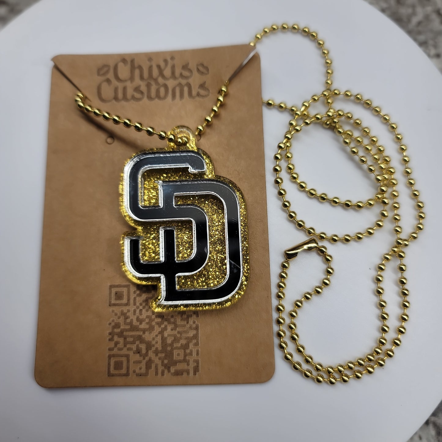 Acrylic SD Necklace