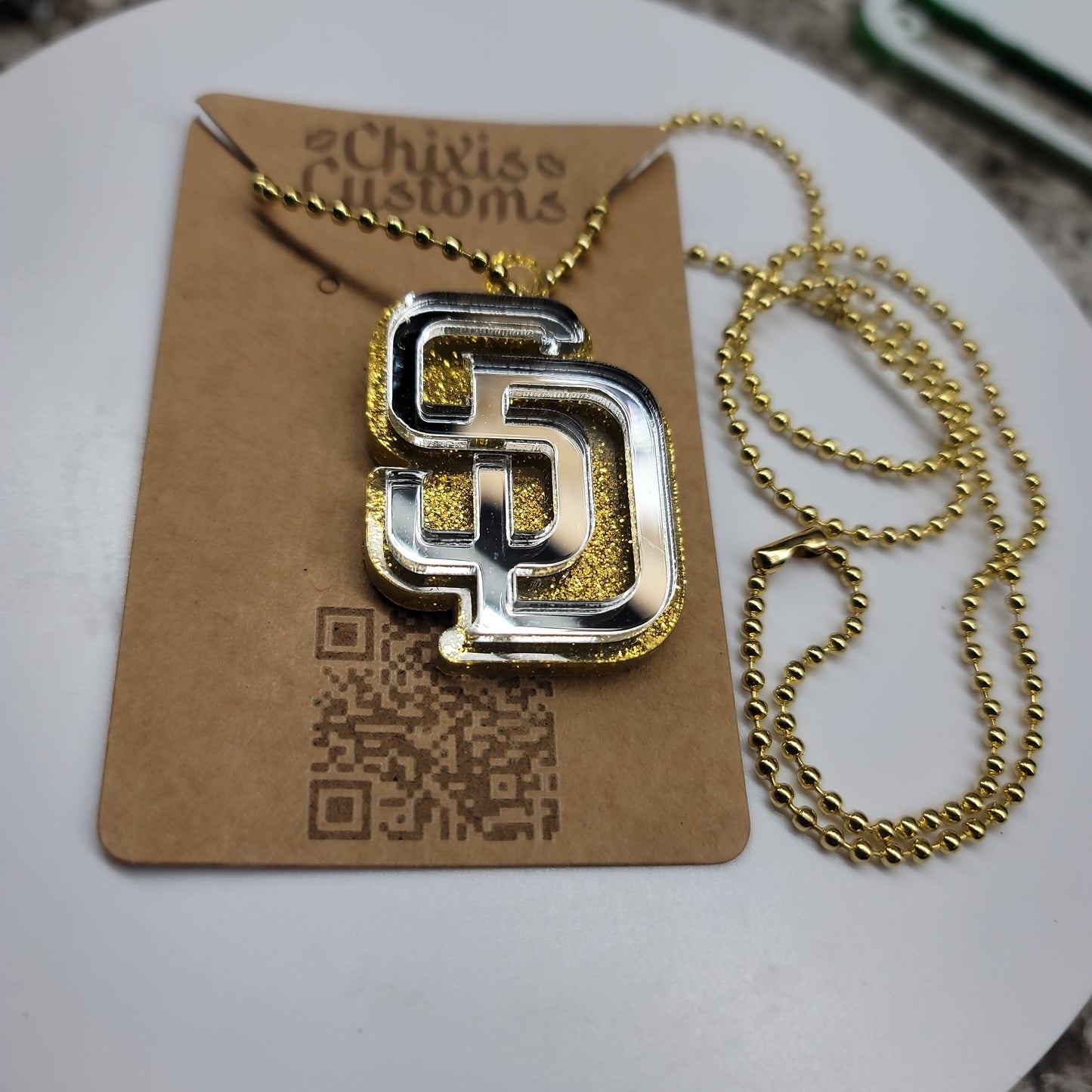 Acrylic SD Necklace