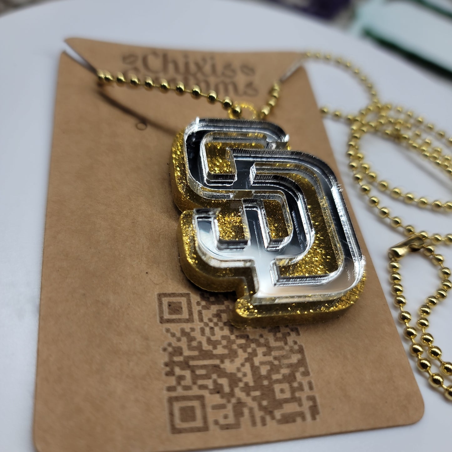 Acrylic SD Necklace