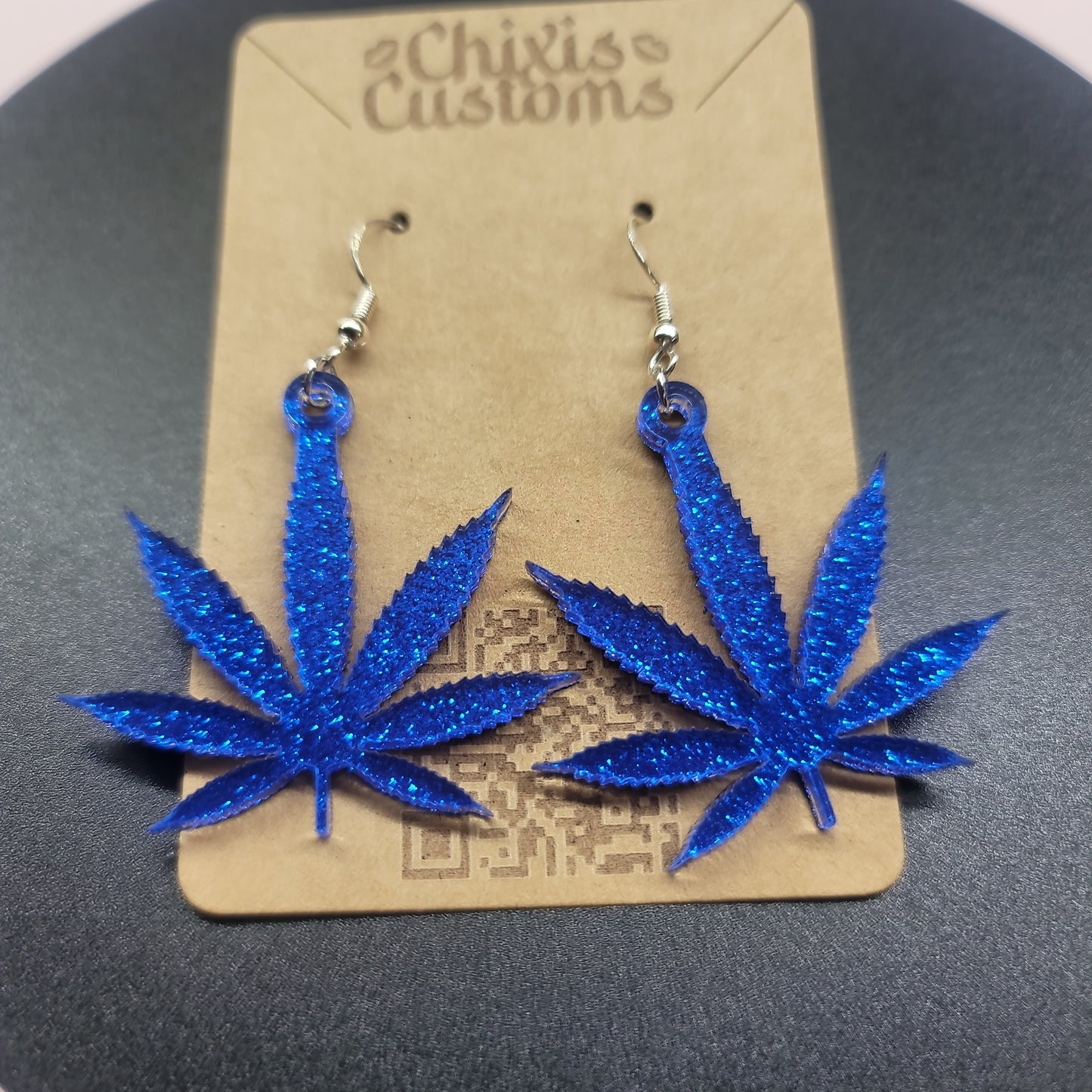 Acrylic Leaf Earrings