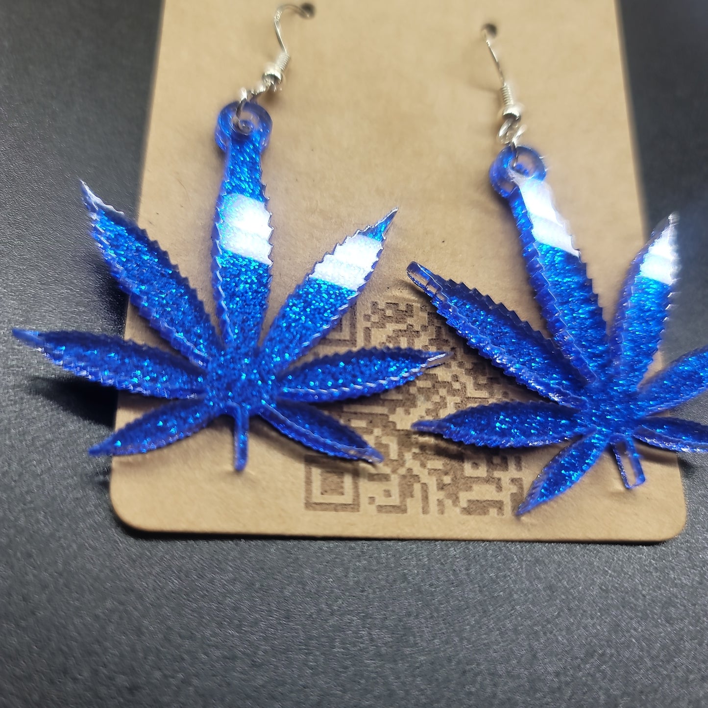 Acrylic Leaf Earrings