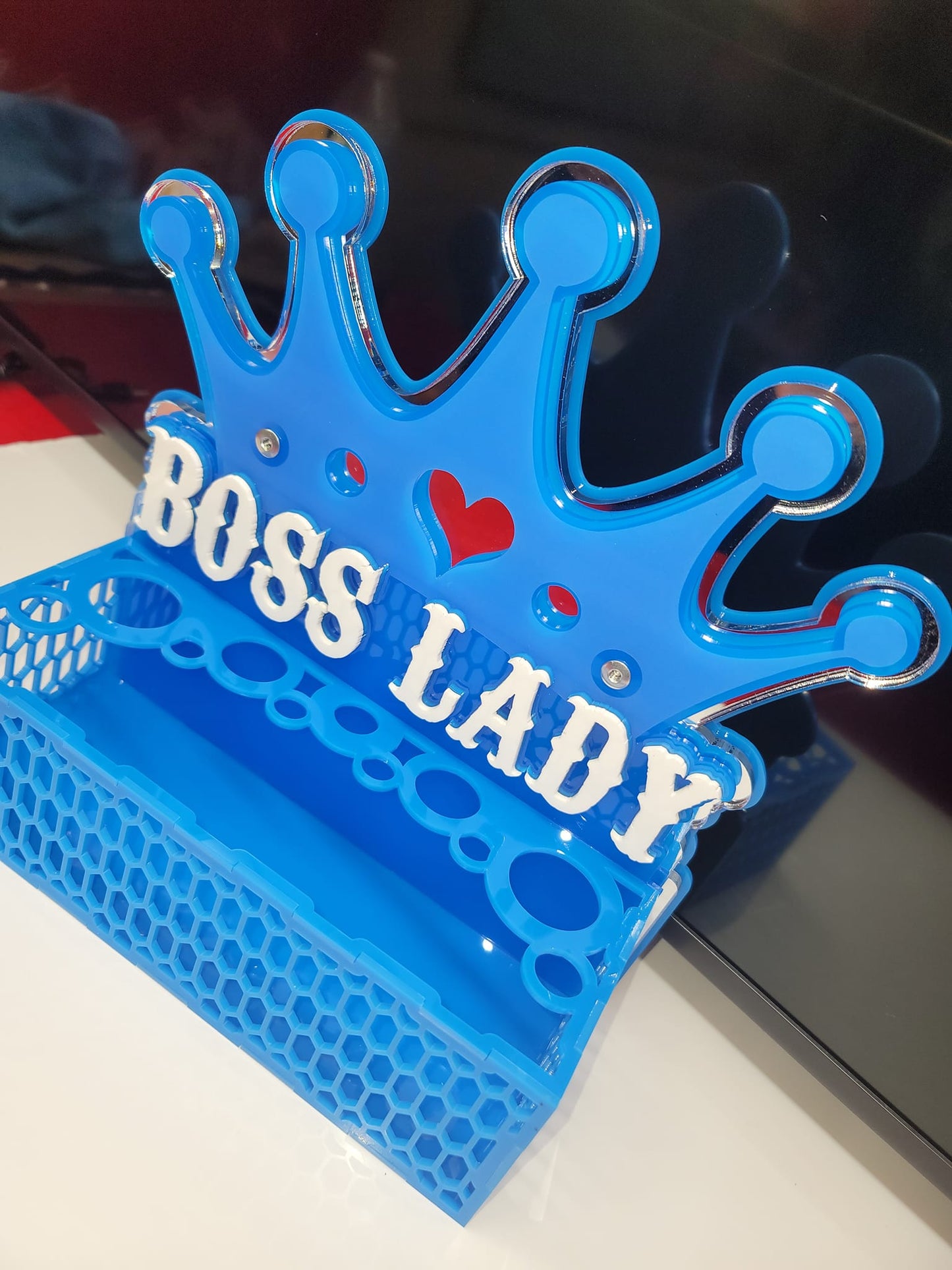 Makeup brush holder