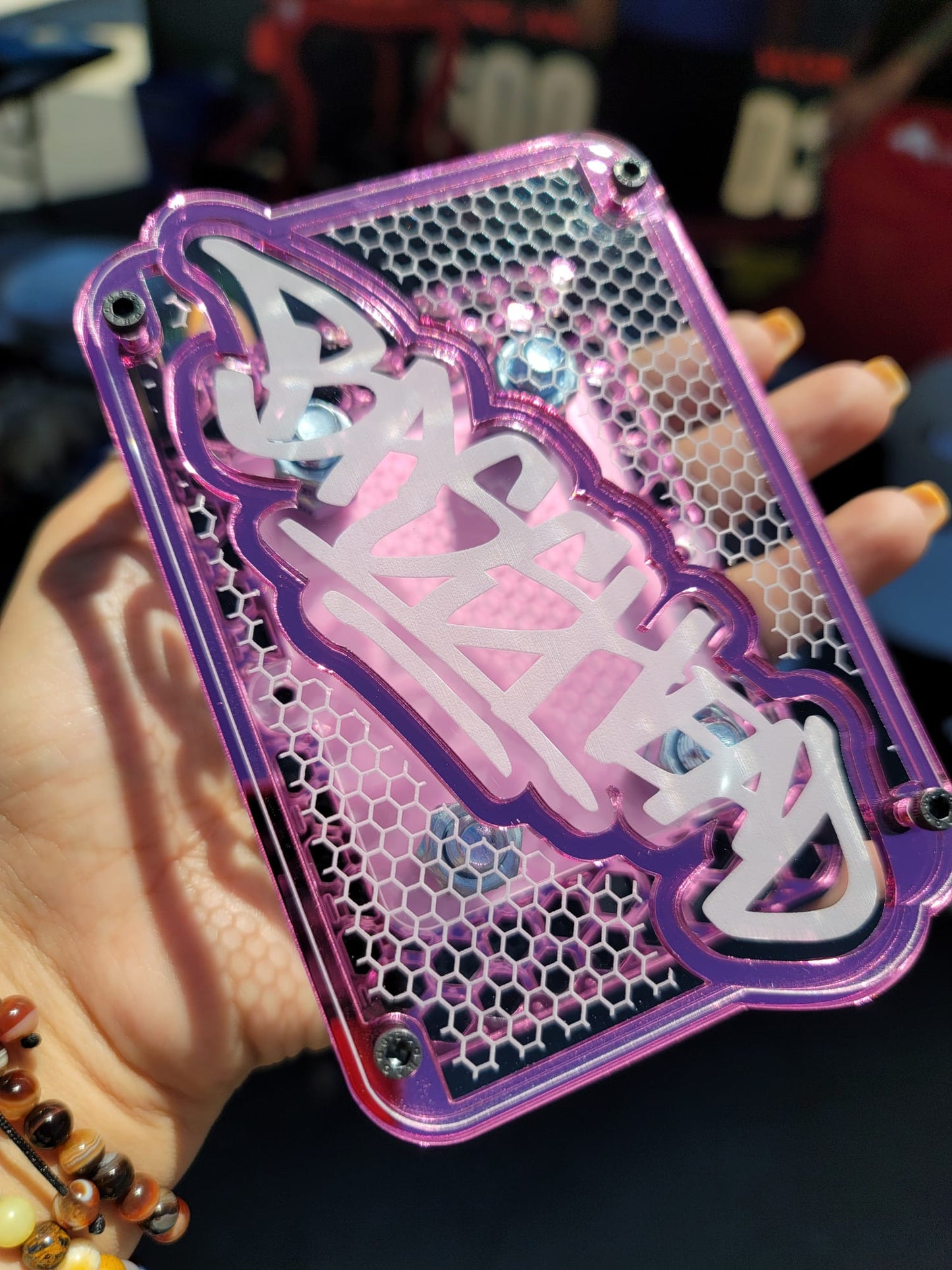 2 spot fuseblock v2 pink mirror