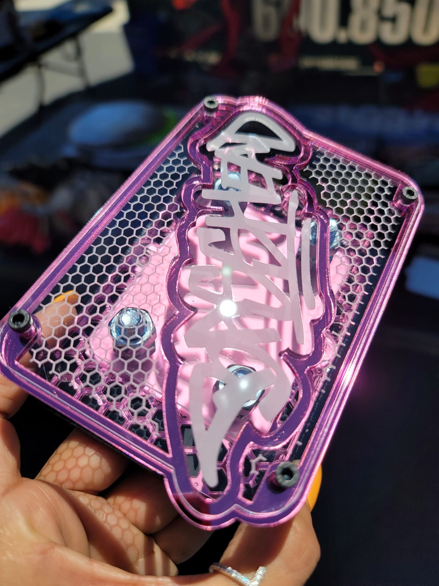 2 spot fuseblock v2 pink mirror