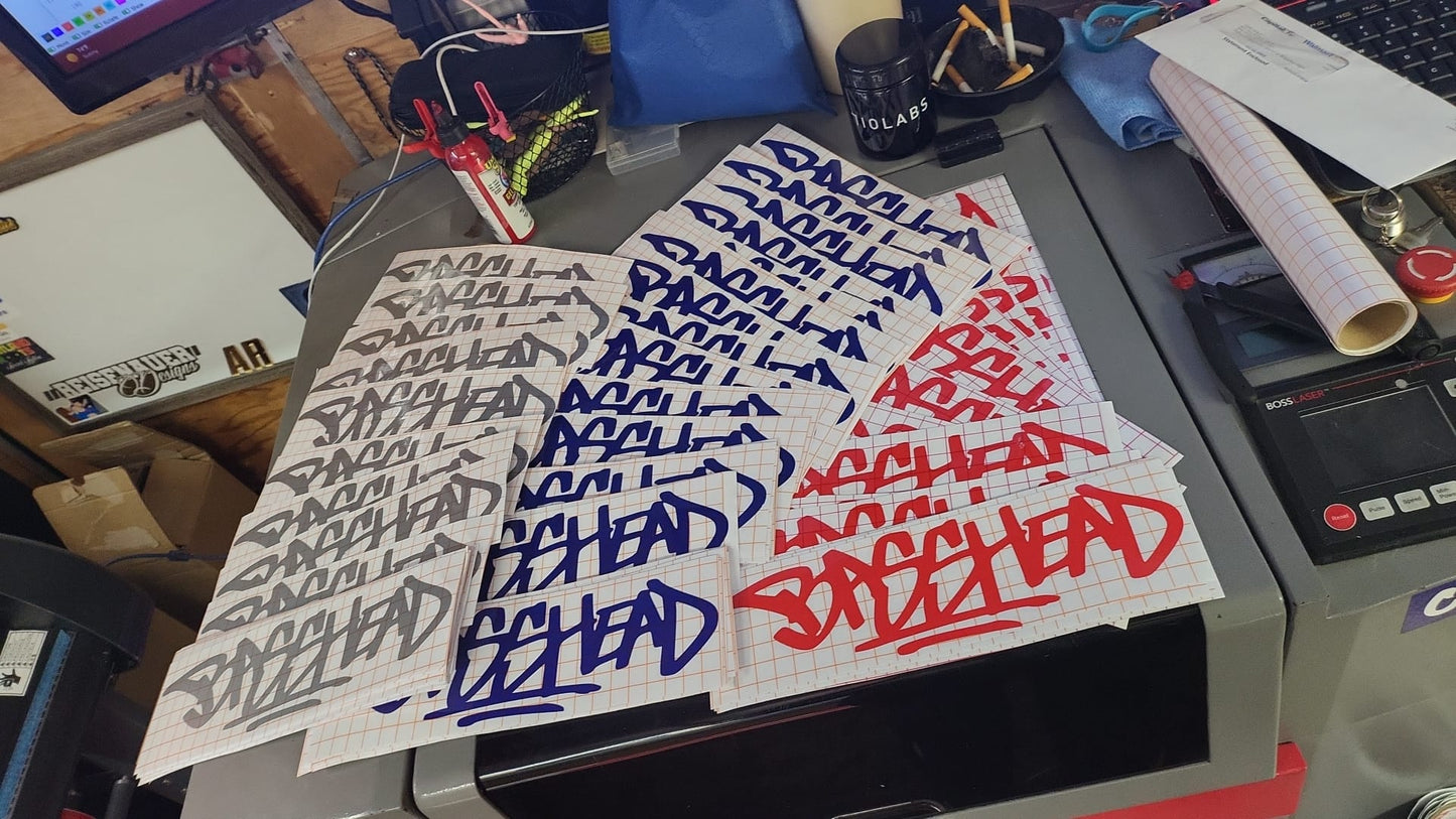 BASSHEAD DECALS