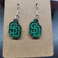Small Acyrlic SD earrings